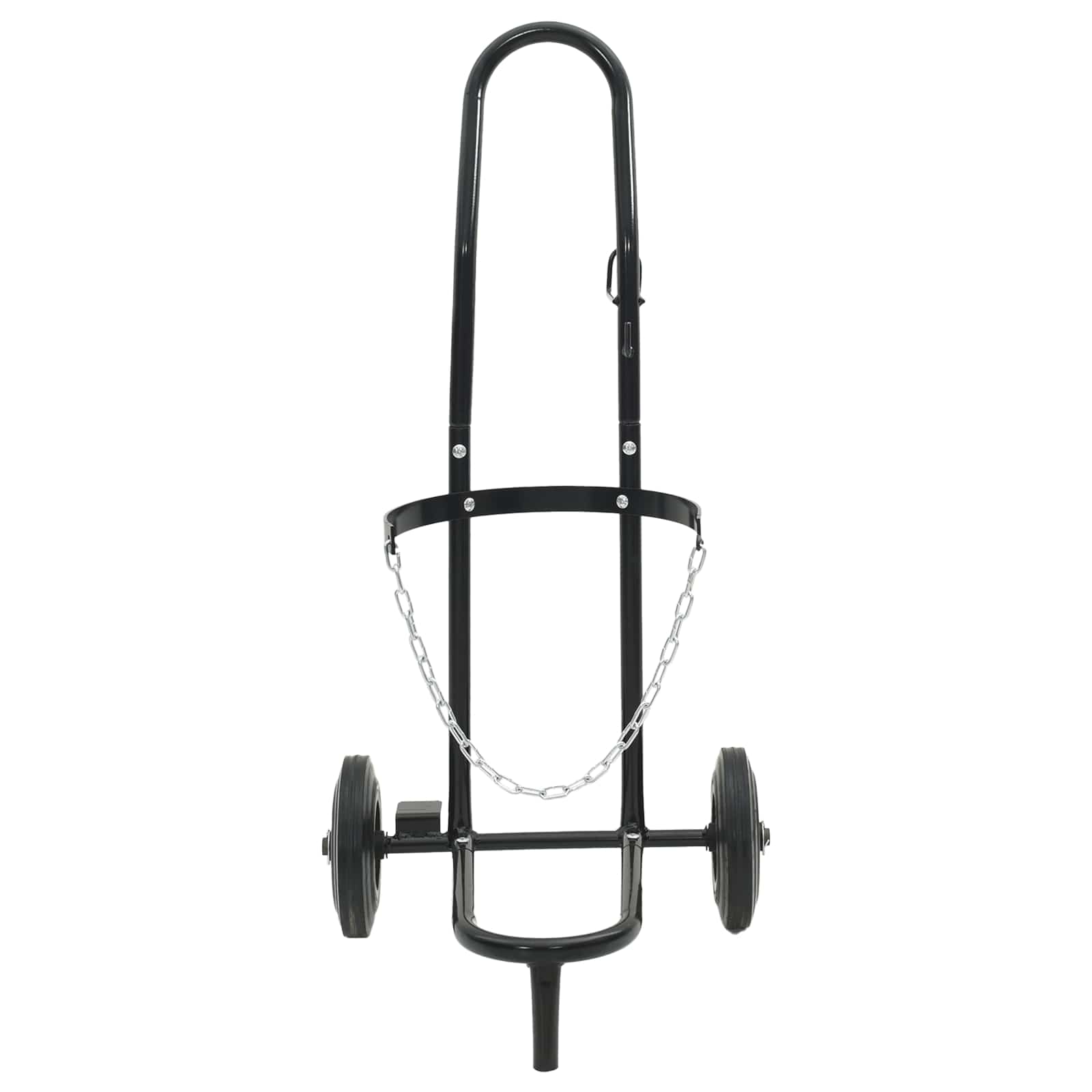 Handtrolley Zwart en Rood 49 x 49 x 101 cm Staal is nu te koop bij PeponiXL, paradijselijk wonen!