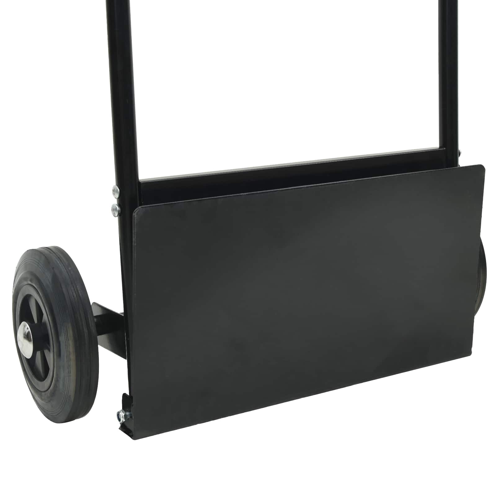 Handtrolley Zwart en Rood 63 x 43,5 x 110 cm Staal is nu te koop bij PeponiXL, paradijselijk wonen!