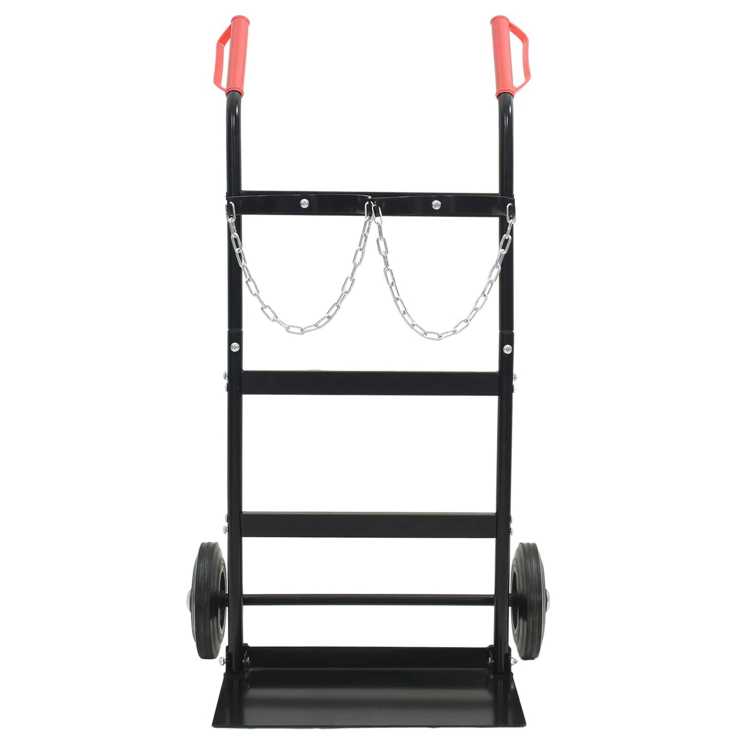 Handtrolley Zwart en Rood 63 x 43,5 x 110 cm Staal is nu te koop bij PeponiXL, paradijselijk wonen!