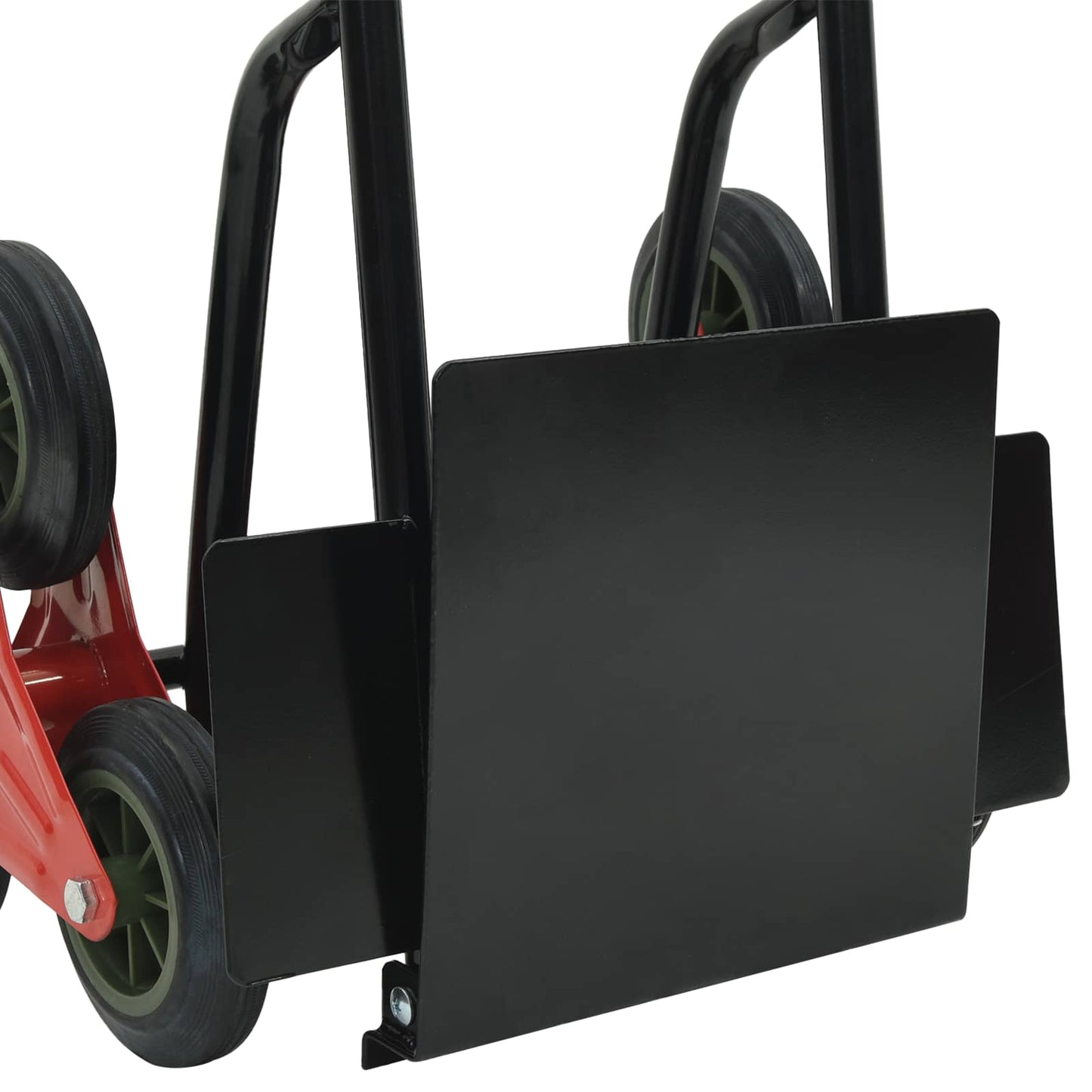 Handtrolley Zwart en Rood 64,5 x 49,5 x 114 cm Staal is nu te koop bij PeponiXL, paradijselijk wonen!