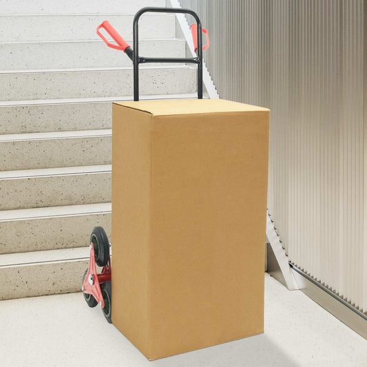 Handtrolley Zwart en Rood 64,5 x 49,5 x 114 cm Staal is nu te koop bij PeponiXL, paradijselijk wonen!