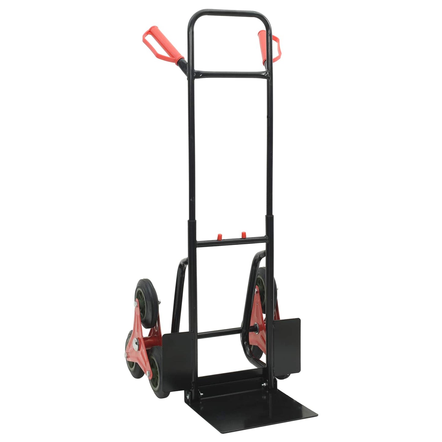 Handtrolley Zwart en Rood 64,5 x 49,5 x 114 cm Staal is nu te koop bij PeponiXL, paradijselijk wonen!