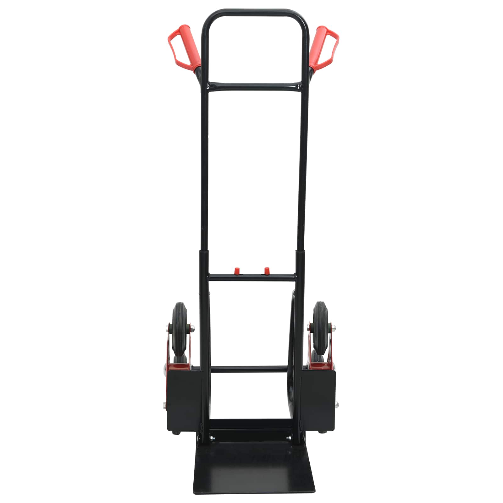 Handtrolley Zwart en Rood 64,5 x 49,5 x 114 cm Staal is nu te koop bij PeponiXL, paradijselijk wonen!