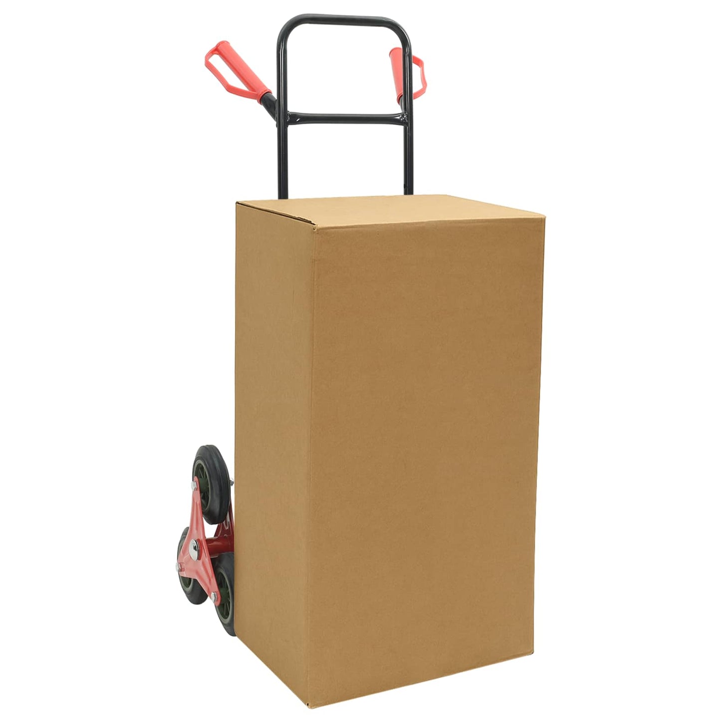 Handtrolley Zwart en Rood 64,5 x 49,5 x 114 cm Staal is nu te koop bij PeponiXL, paradijselijk wonen!