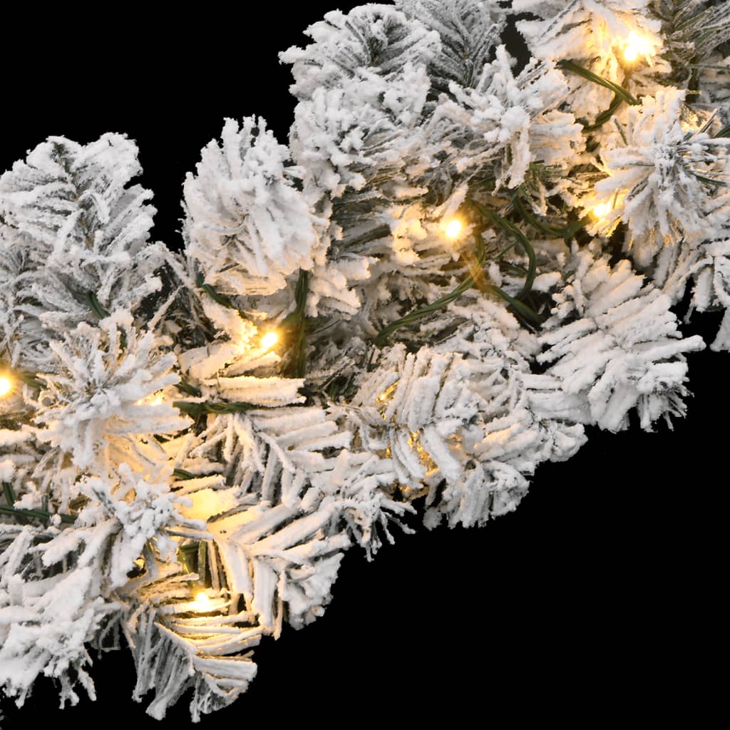 Kerstslinger met LED-verlichting 10 m PVC groen is nu te koop bij PeponiXL, paradijselijk wonen!