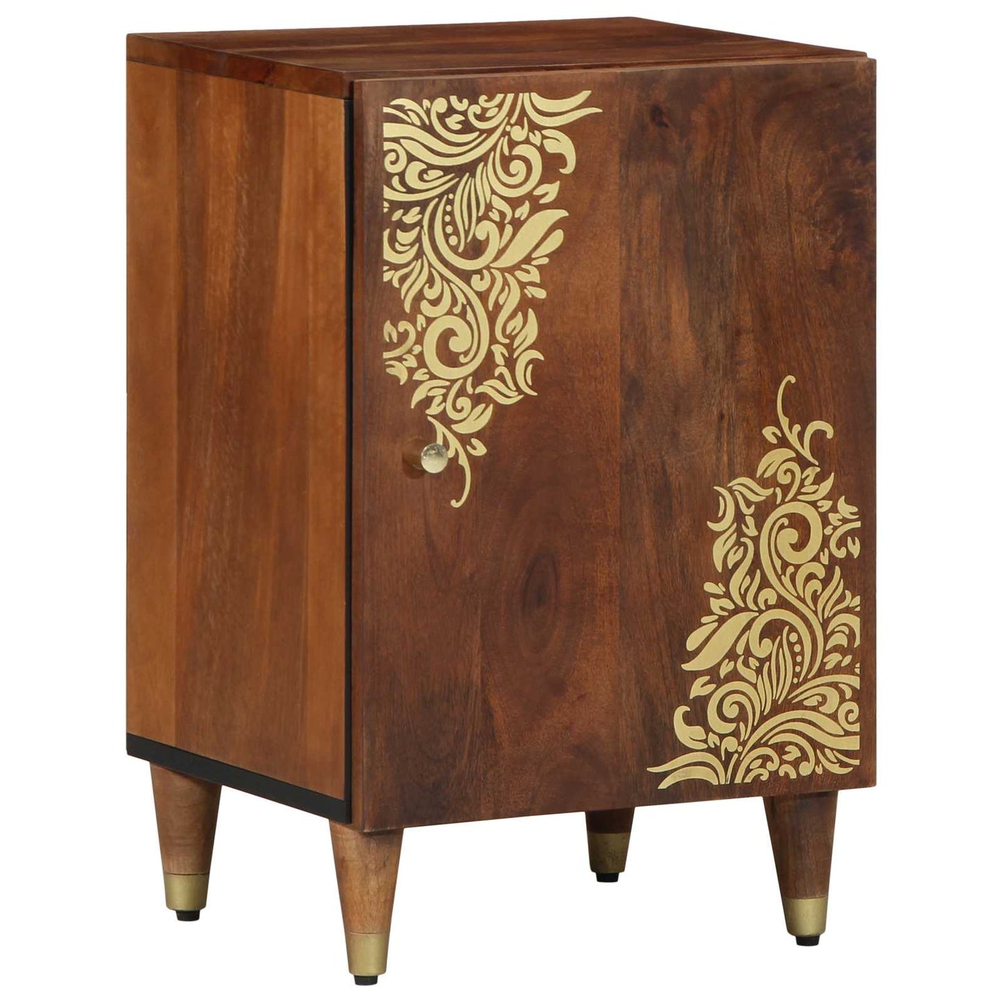 Badkamerkastenset met lade 5 pcs Honingbruin Massief Mango Hout is nu te koop bij PeponiXL, paradijselijk wonen!