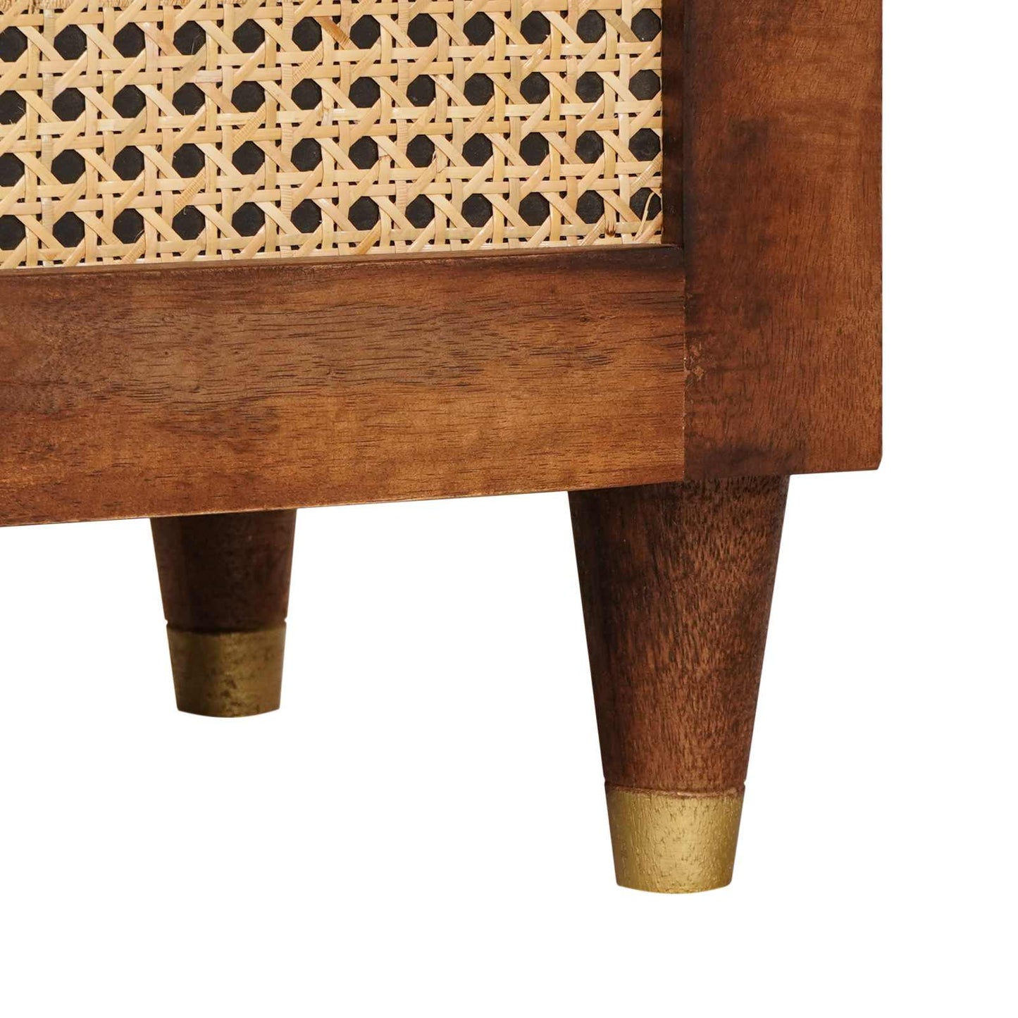 Badkamerkast met plank 2 pcs Zwart en Goud Massief Mango Hout is nu te koop bij PeponiXL, paradijselijk wonen!