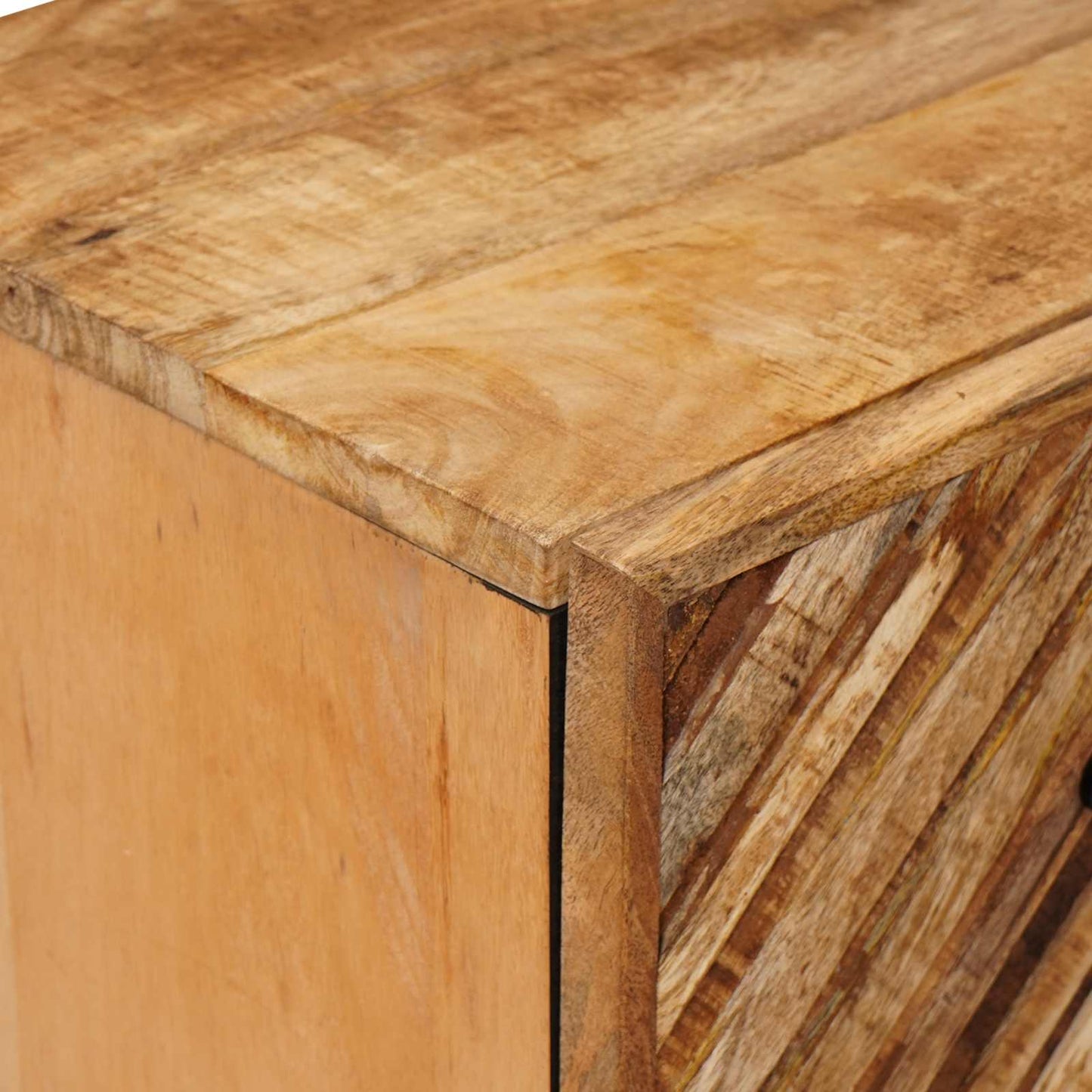 Opslagkasten 3 pcs Bruin 60 x 33,5 x 75 cm Massief Mango Hout is nu te koop bij PeponiXL, paradijselijk wonen!