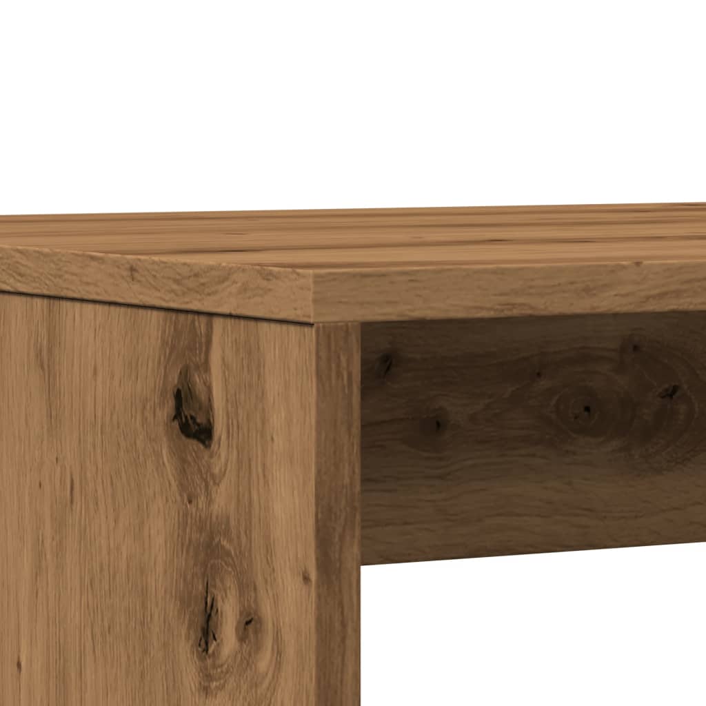 3-delige Eettafel en bankenset bewerkt hout artisanaal eiken is nu te koop bij PeponiXL, paradijselijk wonen!