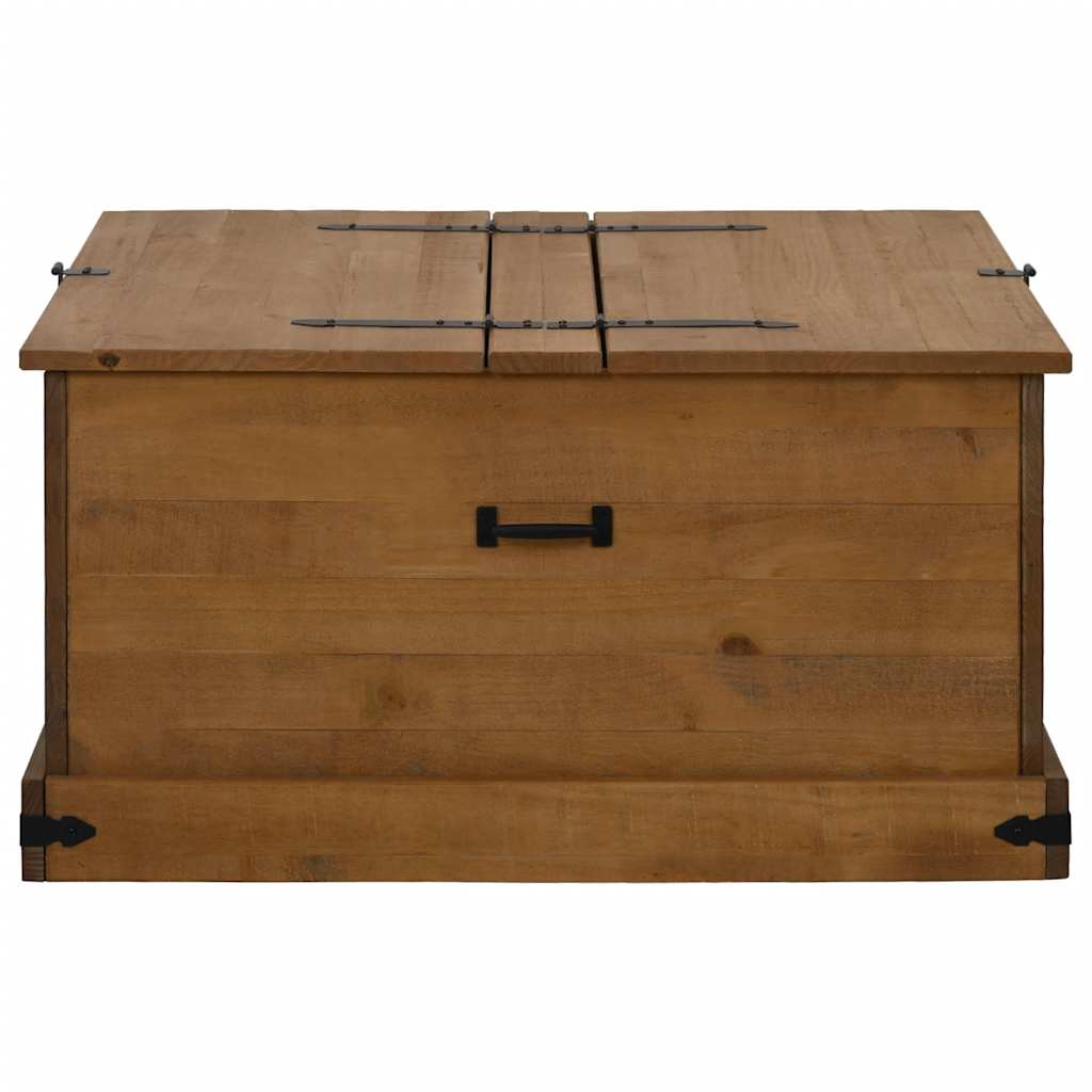Opbergkist HALDEN 91x91x47 cm massief grenenhout is nu te koop bij PeponiXL, paradijselijk wonen!