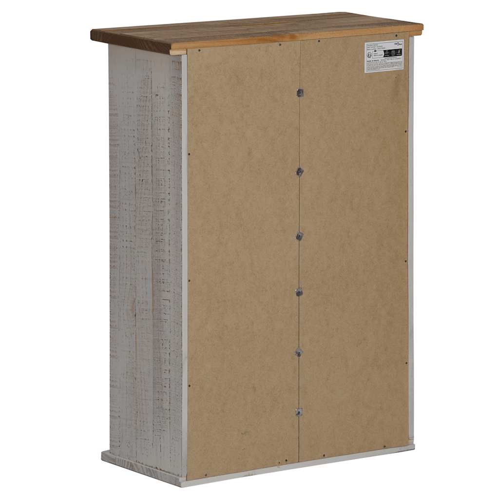 Bovenkast HALDEN met schuifdeur 49x22,5x70 cm grenenhout wit is nu te koop bij PeponiXL, paradijselijk wonen!