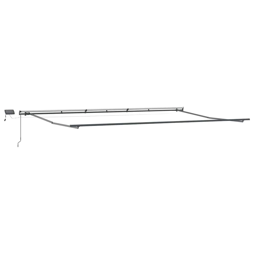 Luifel handmatig uittrekbaar met LED's 600x300 cm bordeauxrood is nu te koop bij PeponiXL, paradijselijk wonen!