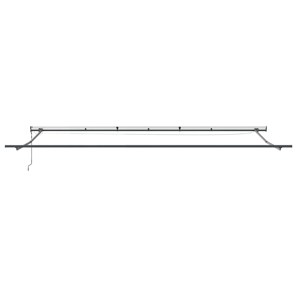 Luifel automatisch uittrekbaar met LED's 600x300 cm bordeaux is nu te koop bij PeponiXL, paradijselijk wonen!