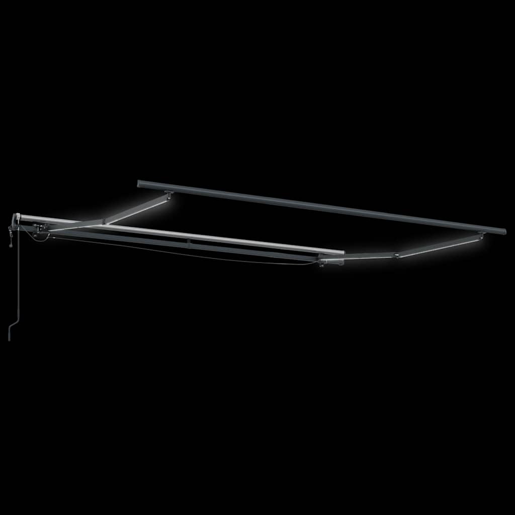 Luifel automatisch uittrekbaar met LED's 300x250 cm bruin is nu te koop bij PeponiXL, paradijselijk wonen!