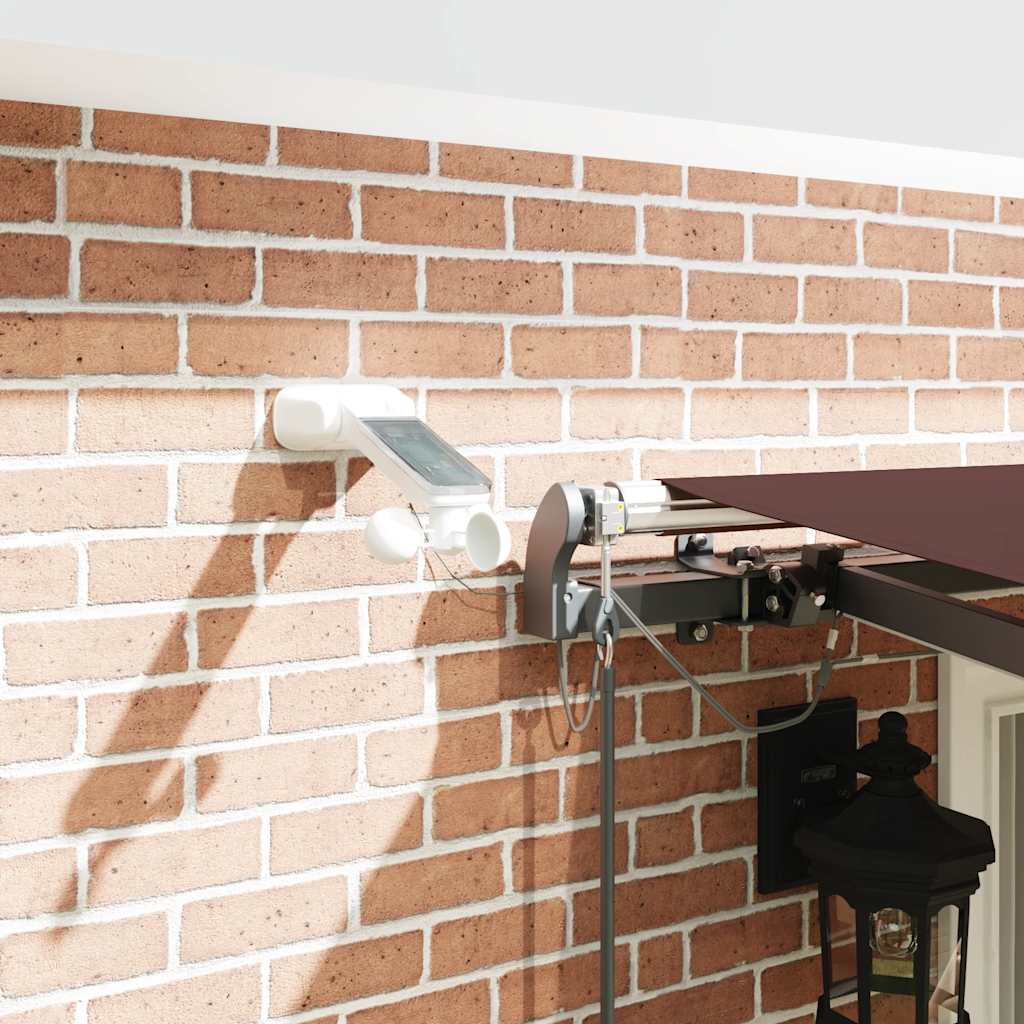 Luifel automatisch uittrekbaar met LED's 400x300 cm bruin is nu te koop bij PeponiXL, paradijselijk wonen!