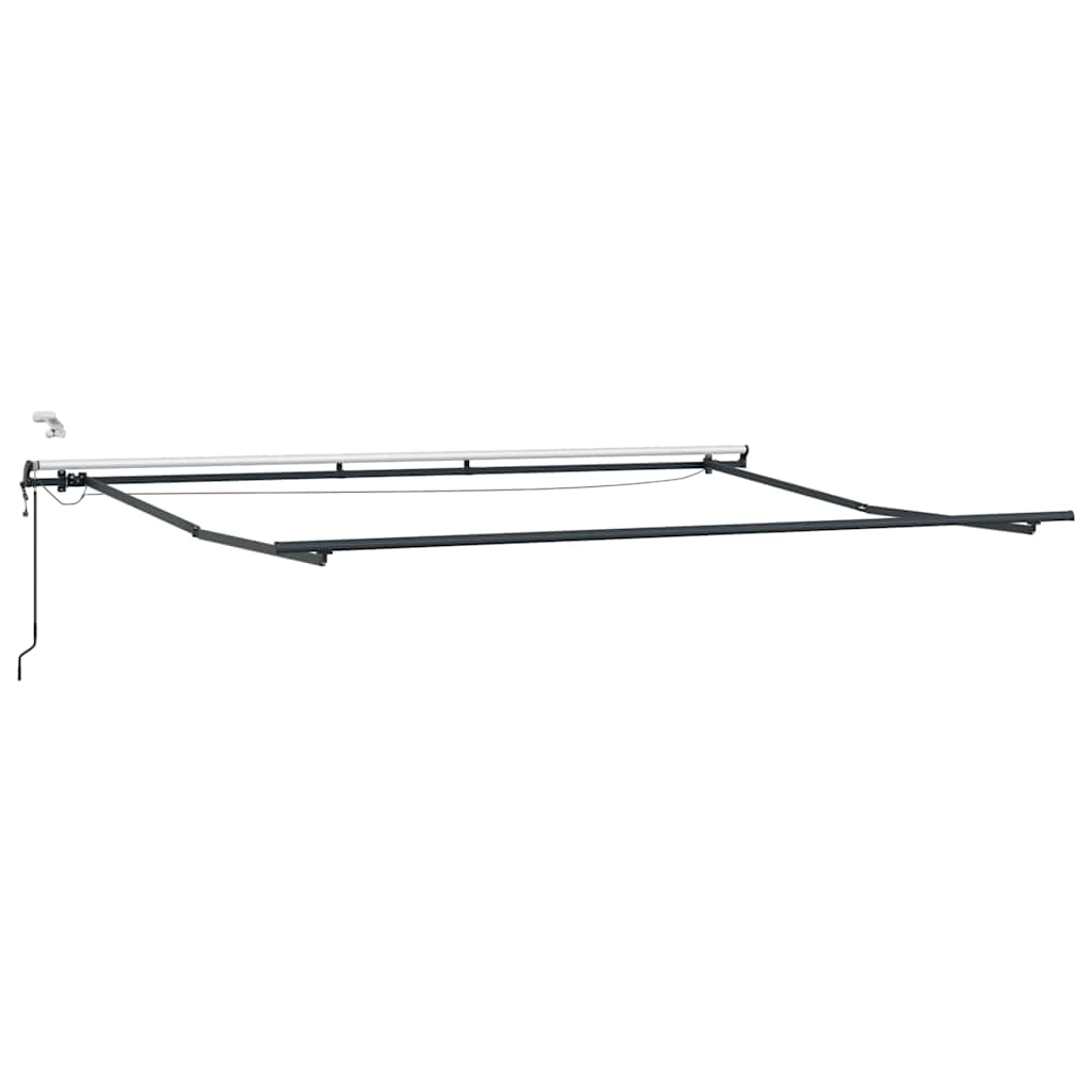 Luifel automatisch uittrekbaar met LED's 400x300 cm bruin is nu te koop bij PeponiXL, paradijselijk wonen!