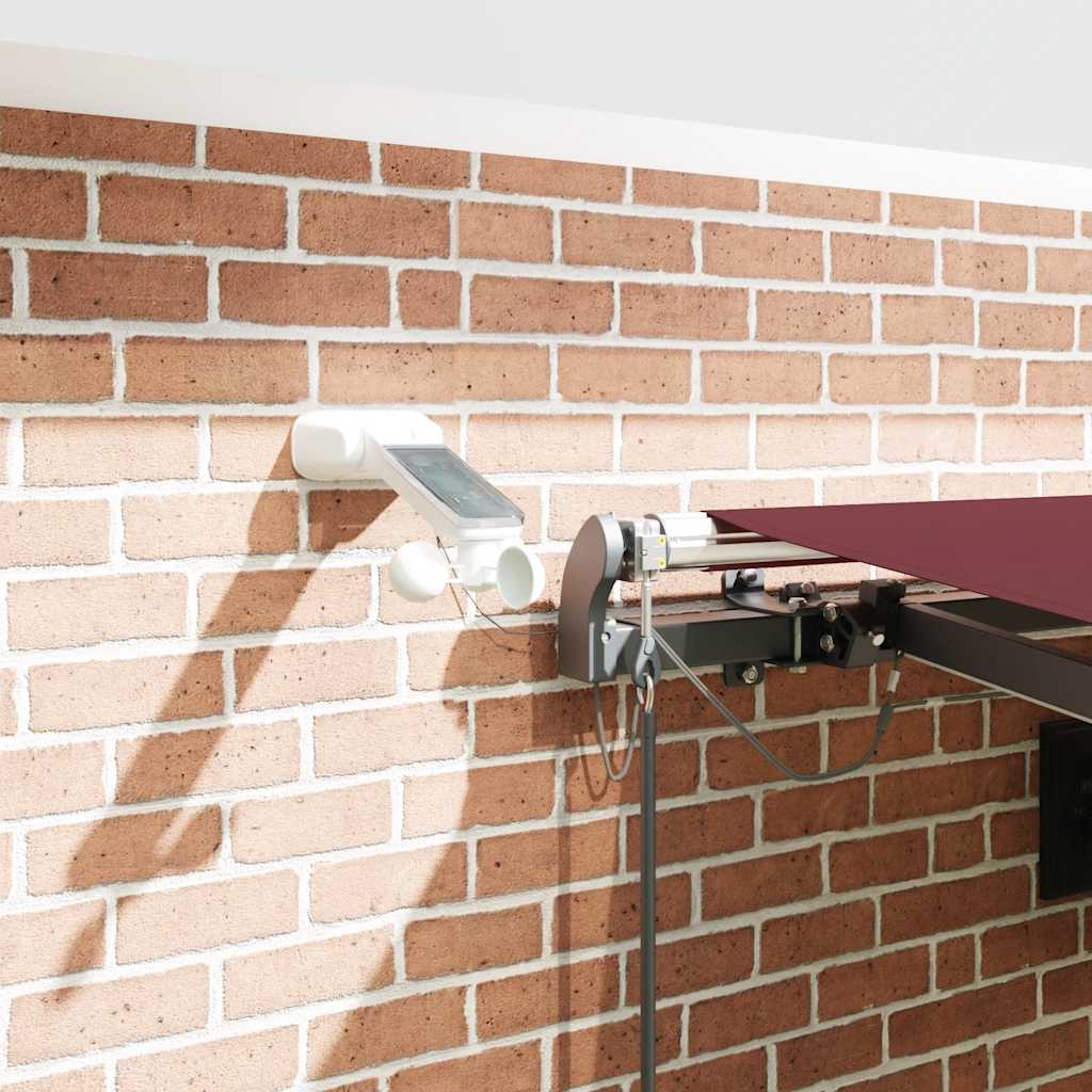Luifel automatisch uittrekbaar met LED's 450x300 cm bruin is nu te koop bij PeponiXL, paradijselijk wonen!