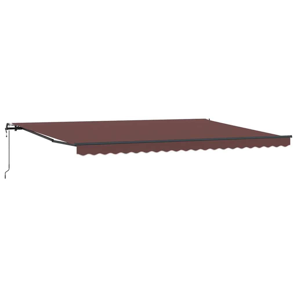 Luifel automatisch uittrekbaar 500x300 cm bruin is nu te koop bij PeponiXL, paradijselijk wonen!