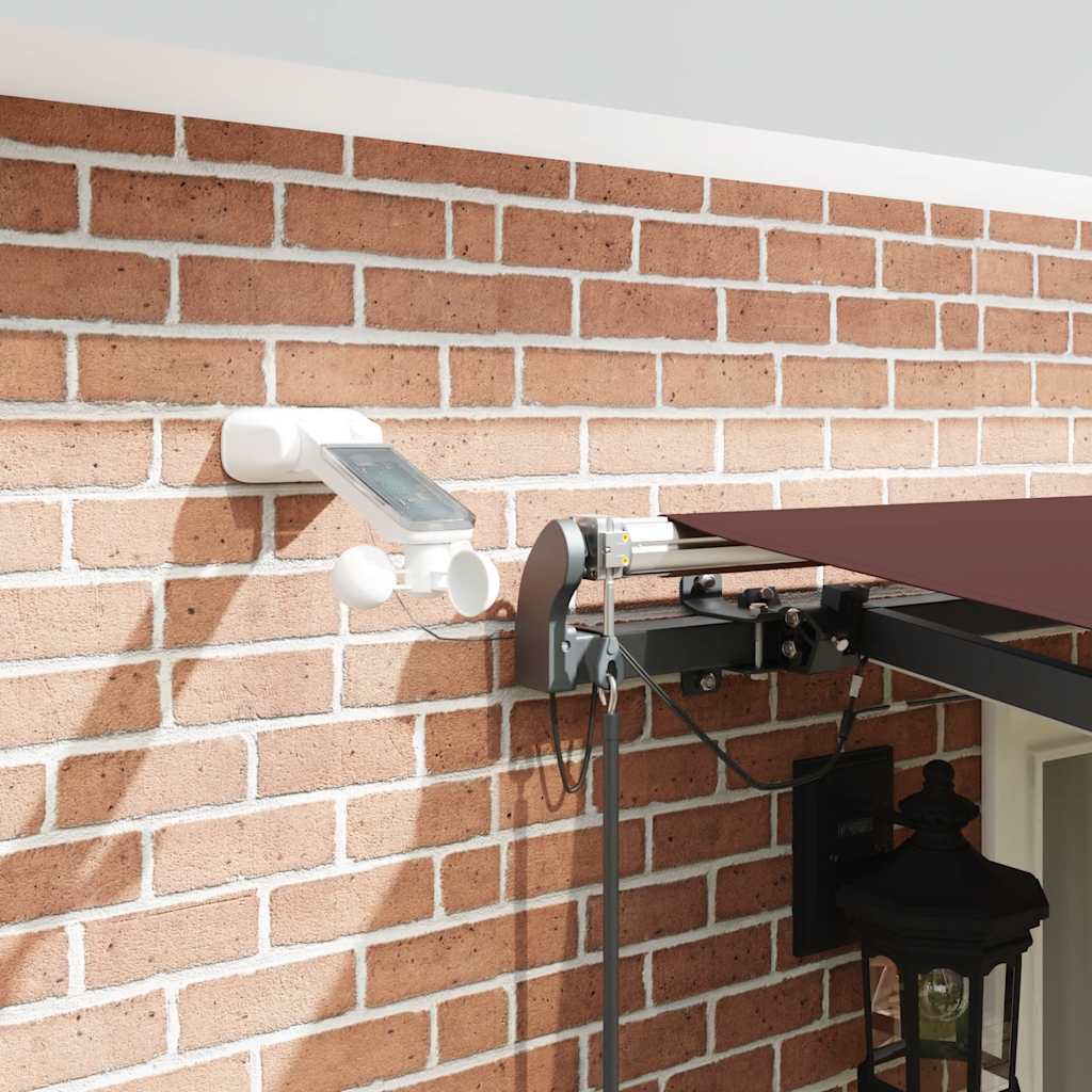 Luifel automatisch uittrekbaar met LED's 500x300 cm bruin is nu te koop bij PeponiXL, paradijselijk wonen!