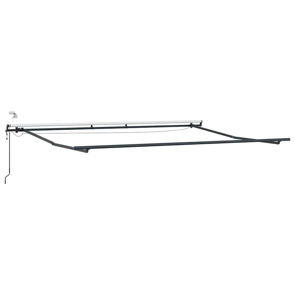 Luifel automatisch uittrekbaar met LED's 500x300 cm bruin is nu te koop bij PeponiXL, paradijselijk wonen!