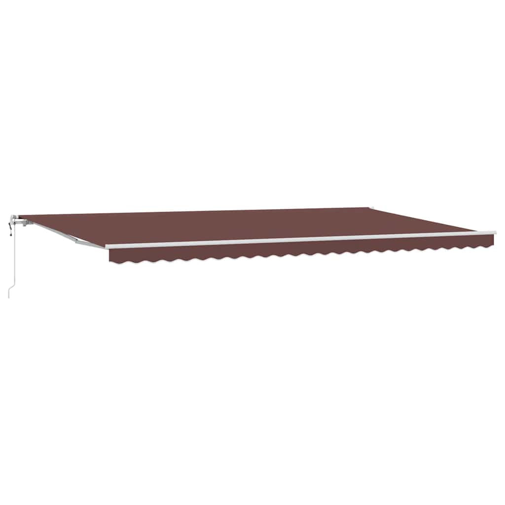 Luifel automatisch uittrekbaar 600x300 cm bruin is nu te koop bij PeponiXL, paradijselijk wonen!