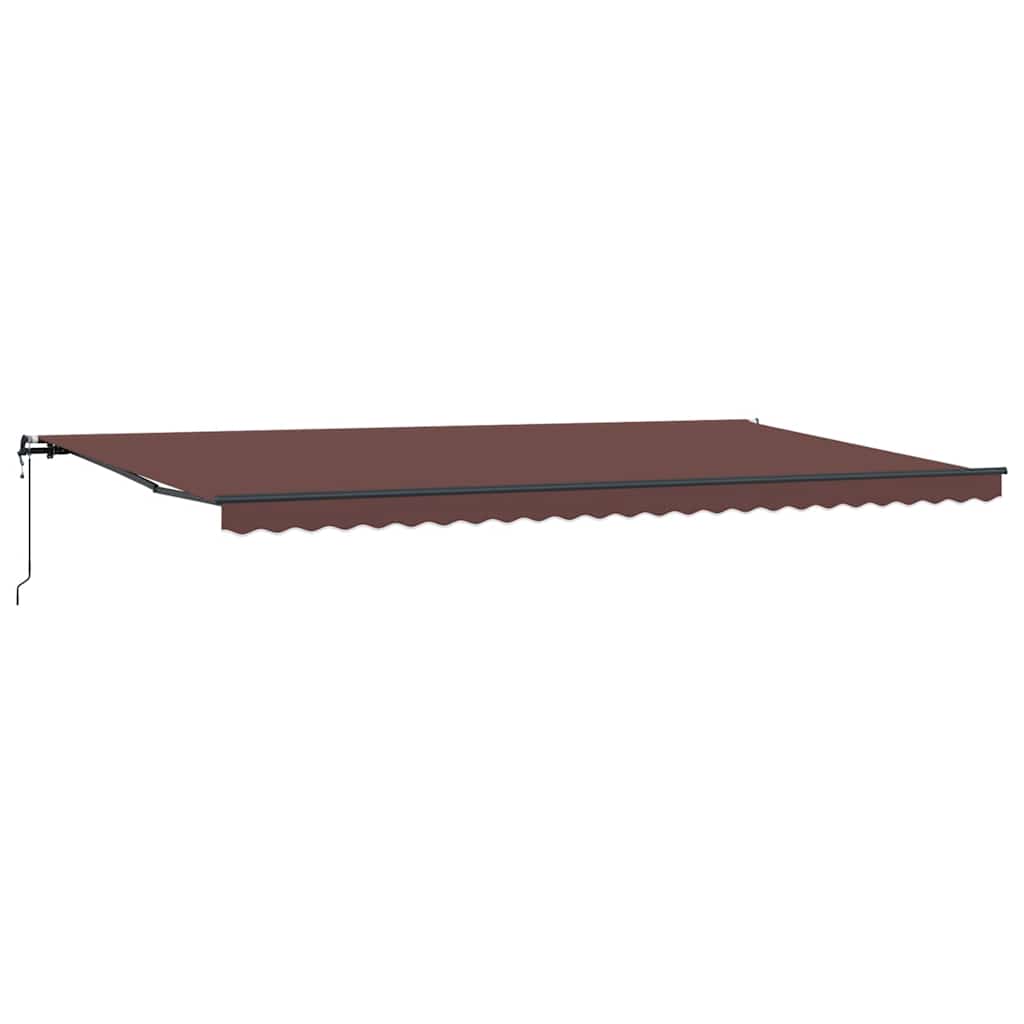 Luifel automatisch uittrekbaar 600x300 cm bruin is nu te koop bij PeponiXL, paradijselijk wonen!