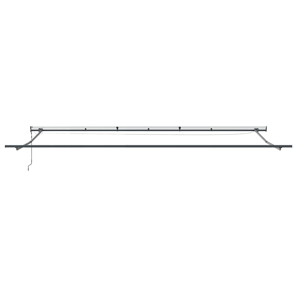 Luifel automatisch uittrekbaar met LED's 600x300 cm bruin is nu te koop bij PeponiXL, paradijselijk wonen!