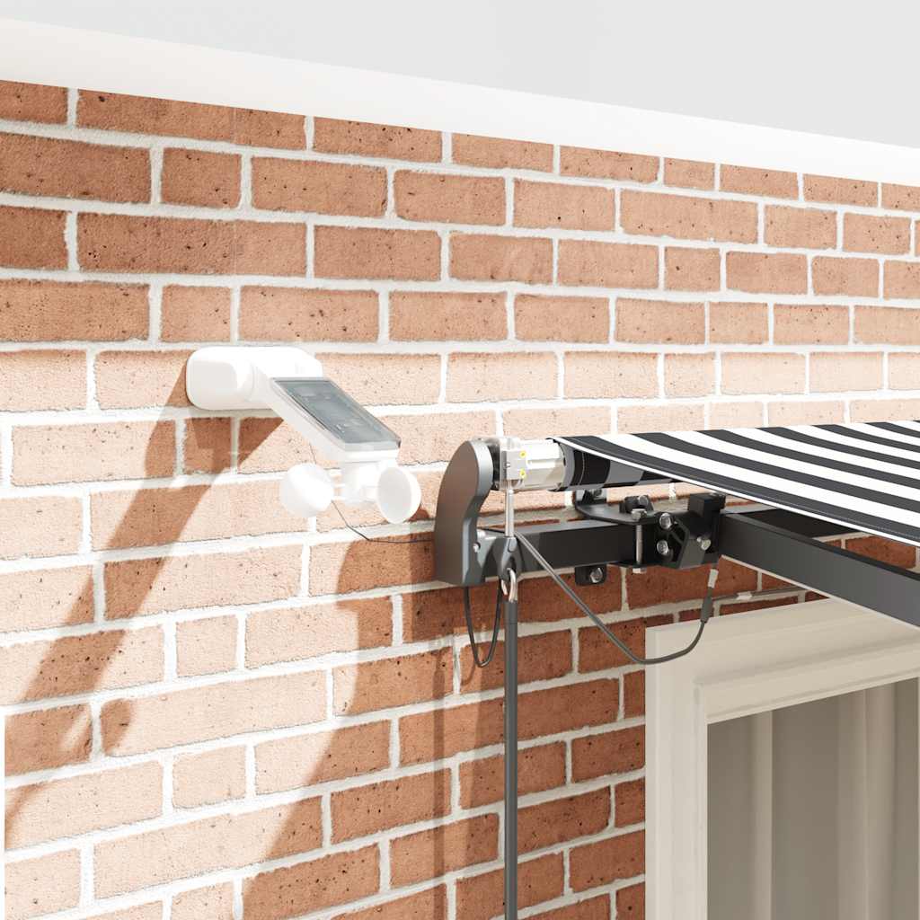 Luifel automatisch uittrekbaar LED 300x250 cm antraciet en wit is nu te koop bij PeponiXL, paradijselijk wonen!