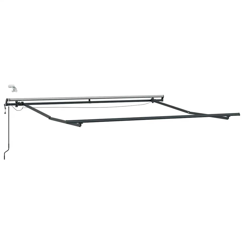 Luifel automatisch uittrekbaar LED 300x250 cm antraciet en wit is nu te koop bij PeponiXL, paradijselijk wonen!