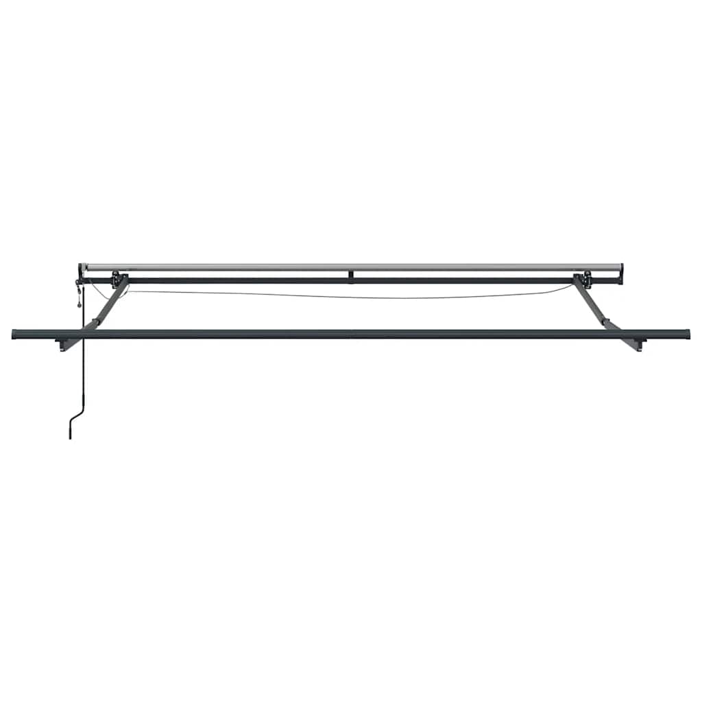 Luifel automatisch uittrekbaar LED 300x250 cm antraciet en wit is nu te koop bij PeponiXL, paradijselijk wonen!