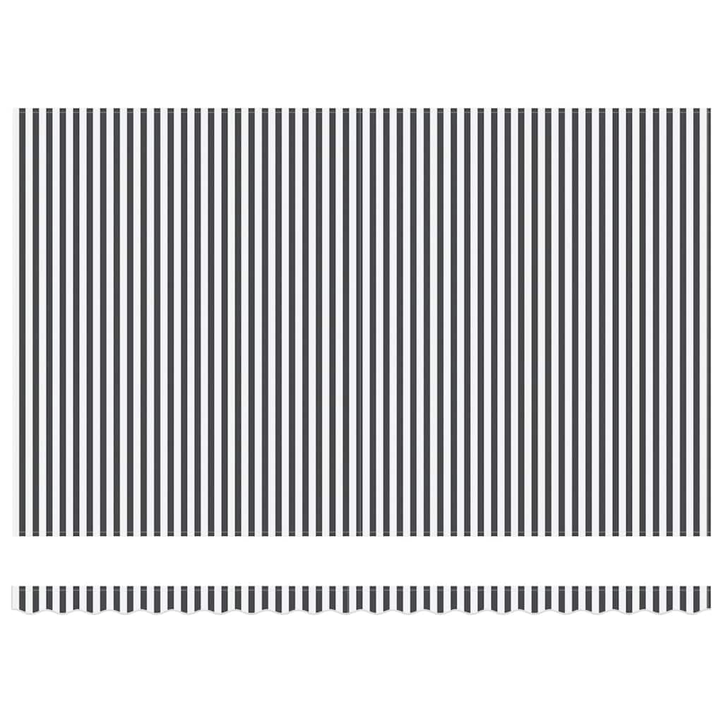 Luifel handmatig uittrekbaar en LED 500x300 cm antraciet en wit is nu te koop bij PeponiXL, paradijselijk wonen!