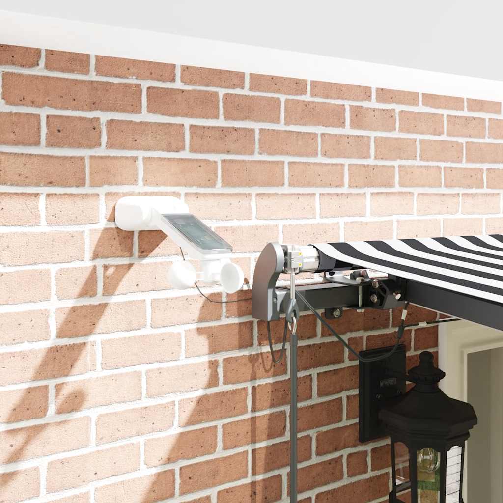 Luifel automatisch uittrekbaar LED 600x300 cm antraciet en wit is nu te koop bij PeponiXL, paradijselijk wonen!