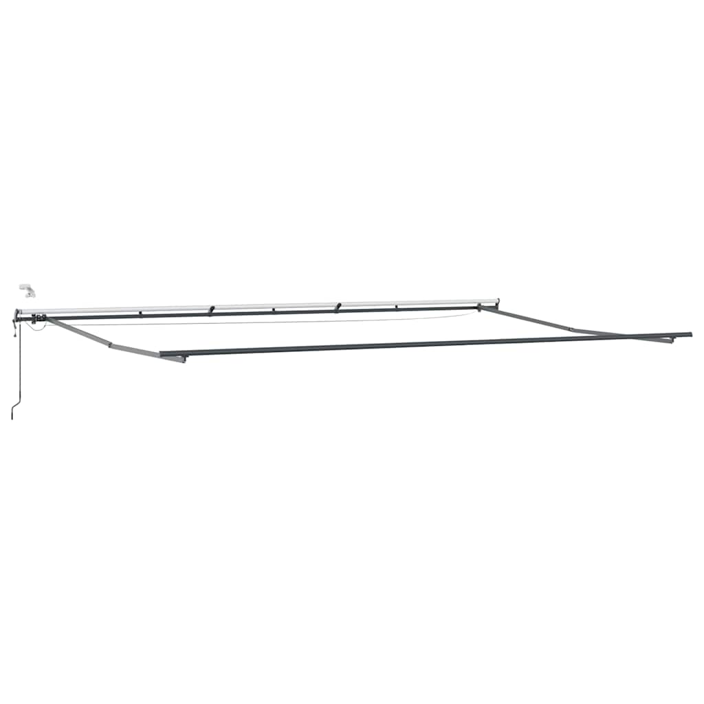 Luifel automatisch uittrekbaar LED 600x300 cm antraciet en wit is nu te koop bij PeponiXL, paradijselijk wonen!