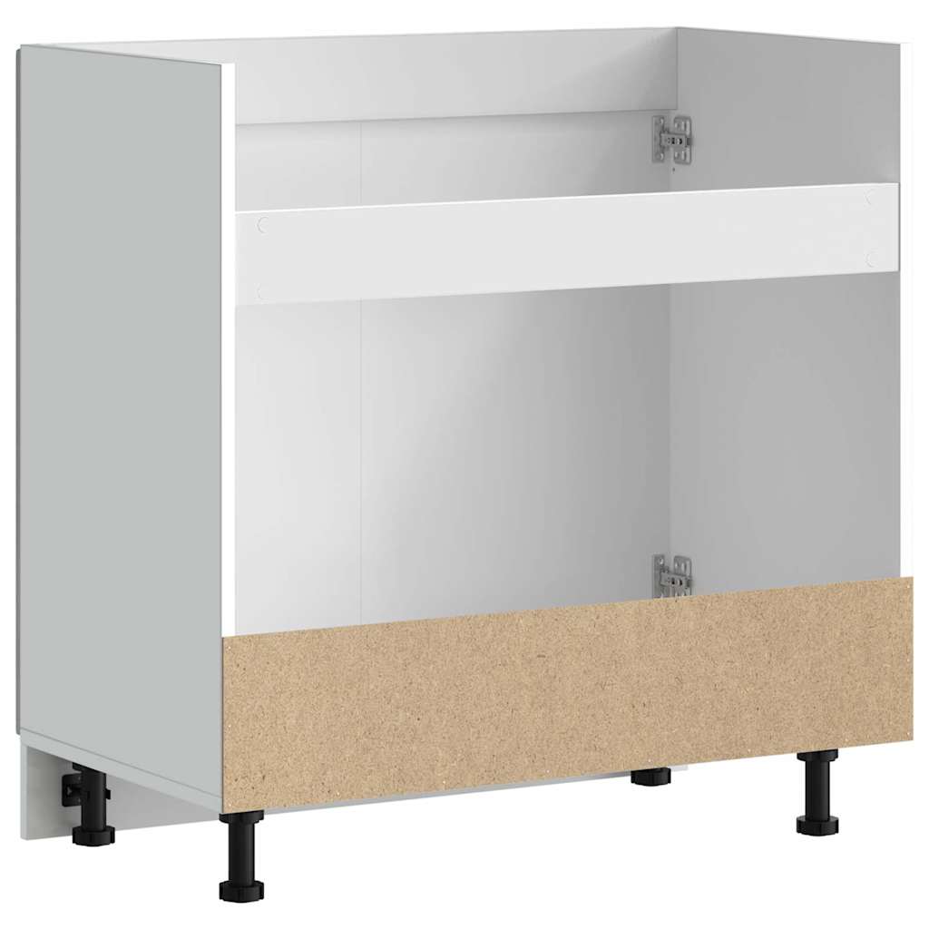 Spoelbakonderkast Kalmar 80x46x81,5 cm bewerkt hout betongrijs is nu te koop bij PeponiXL, paradijselijk wonen!