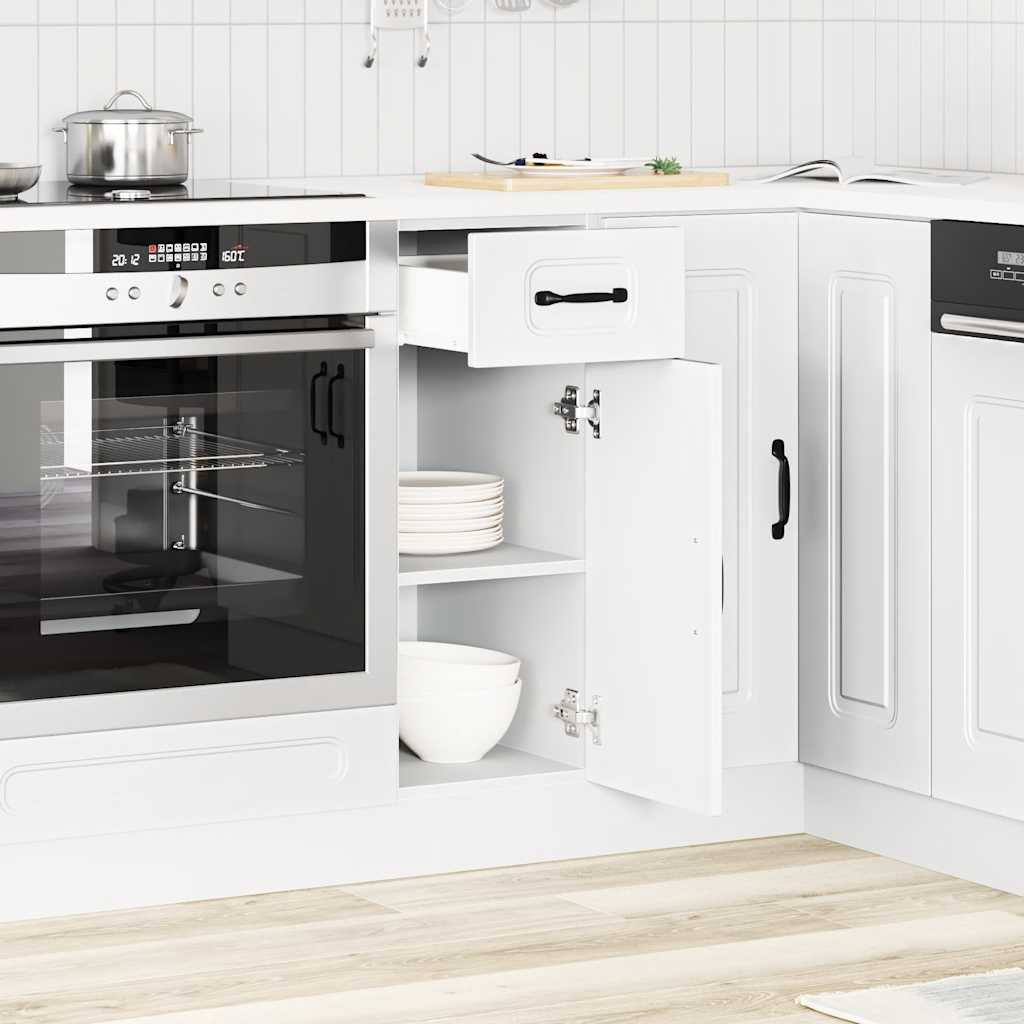 Onderkast Kalmar bewerkt hout wit is nu te koop bij PeponiXL, paradijselijk wonen!