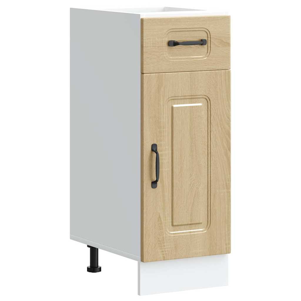 Onderkast Kalmar bewerkt hout sonoma eikenkleurig is nu te koop bij PeponiXL, paradijselijk wonen!