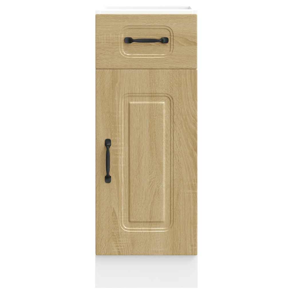 Onderkast Kalmar bewerkt hout sonoma eikenkleurig is nu te koop bij PeponiXL, paradijselijk wonen!