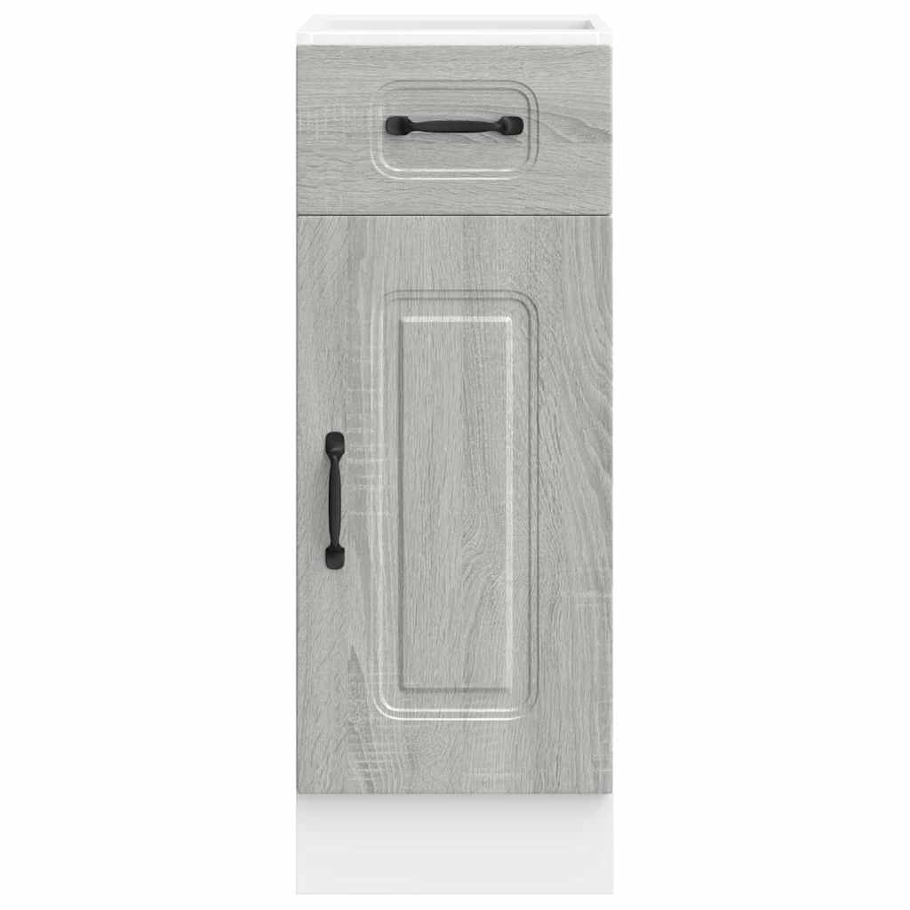 Onderkast Kalmar bewerkt hout grijs sonoma eiken is nu te koop bij PeponiXL, paradijselijk wonen!