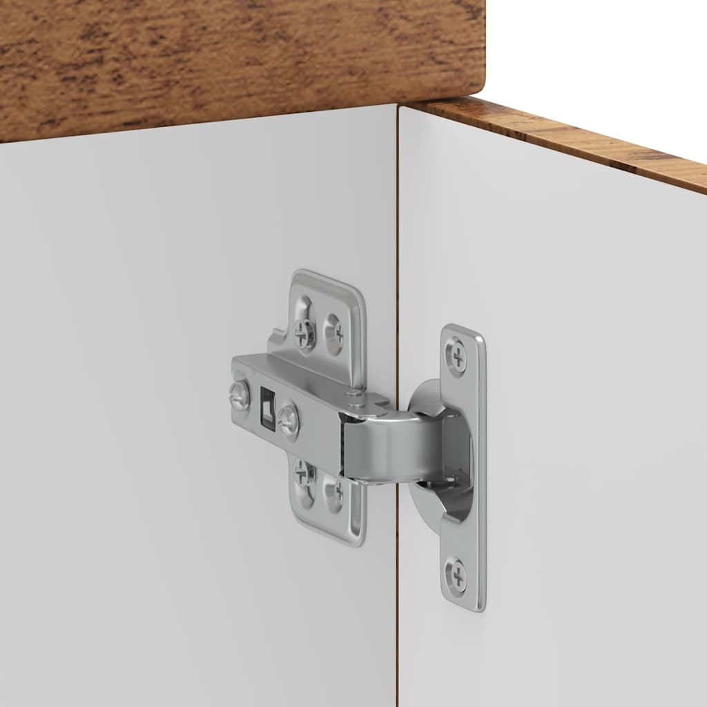 Onderkast Kalmar bewerkt hout oud houtkleurig is nu te koop bij PeponiXL, paradijselijk wonen!