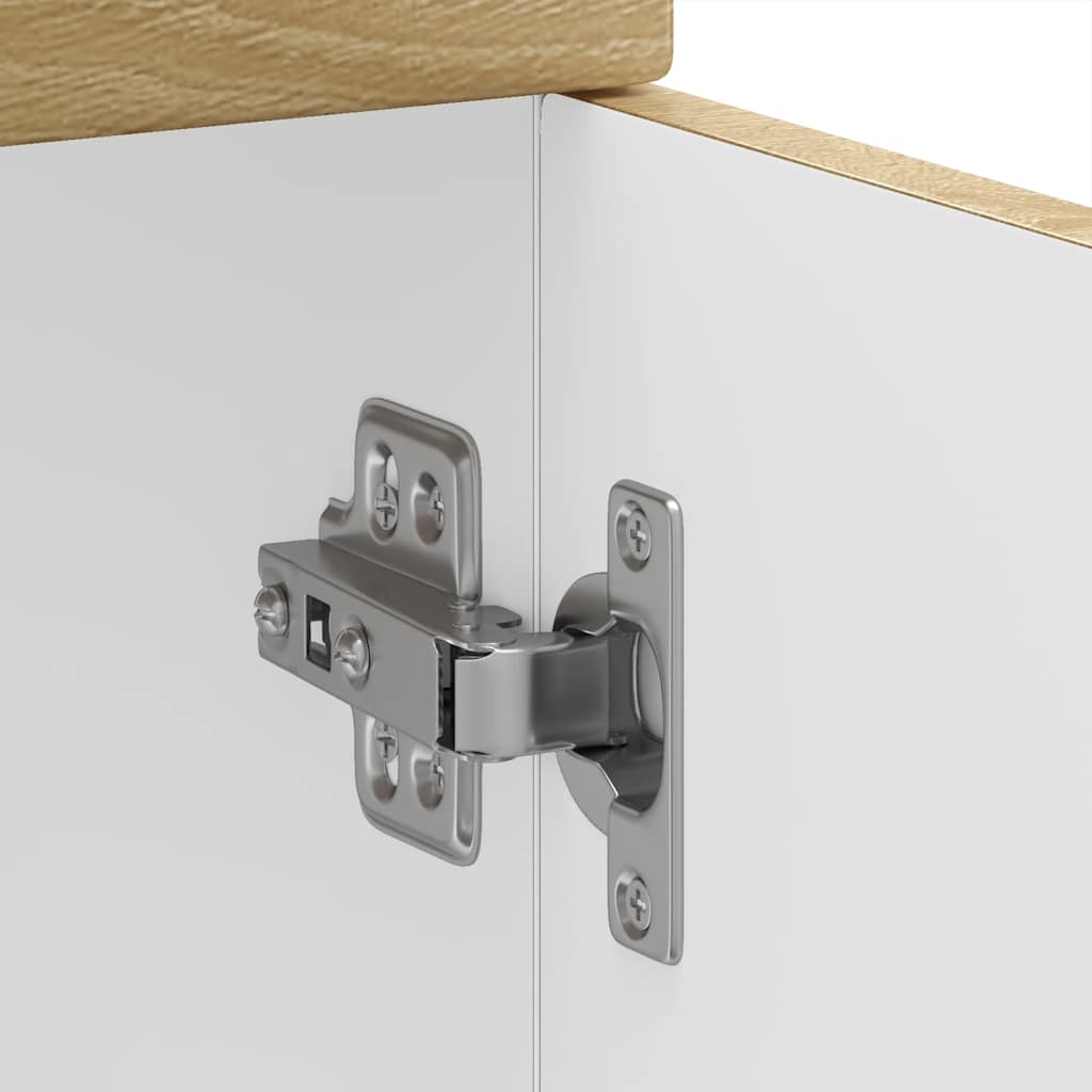 Onderkast Kalmar bewerkt hout sonoma eikenkleurig is nu te koop bij PeponiXL, paradijselijk wonen!