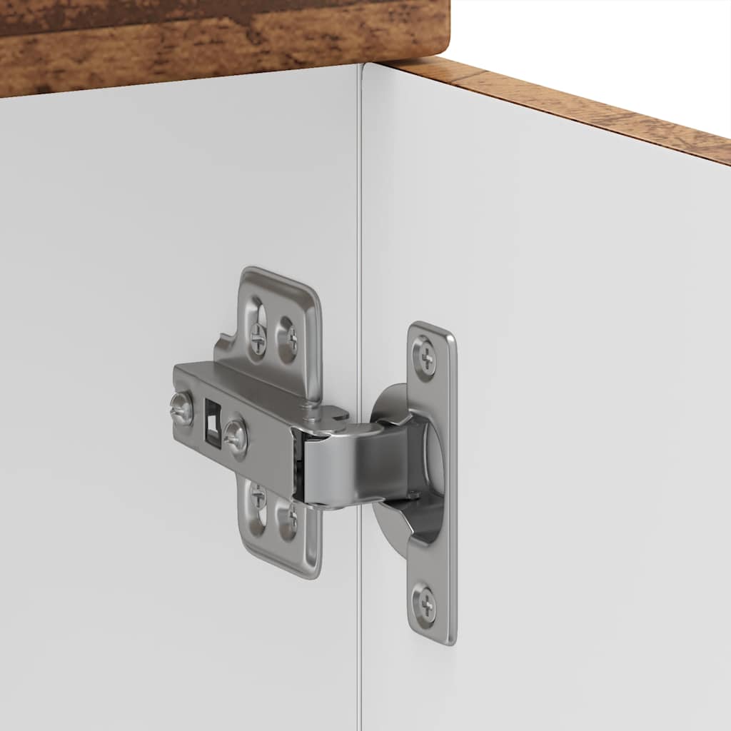 Onderkast Kalmar bewerkt hout oud houtkleurig is nu te koop bij PeponiXL, paradijselijk wonen!