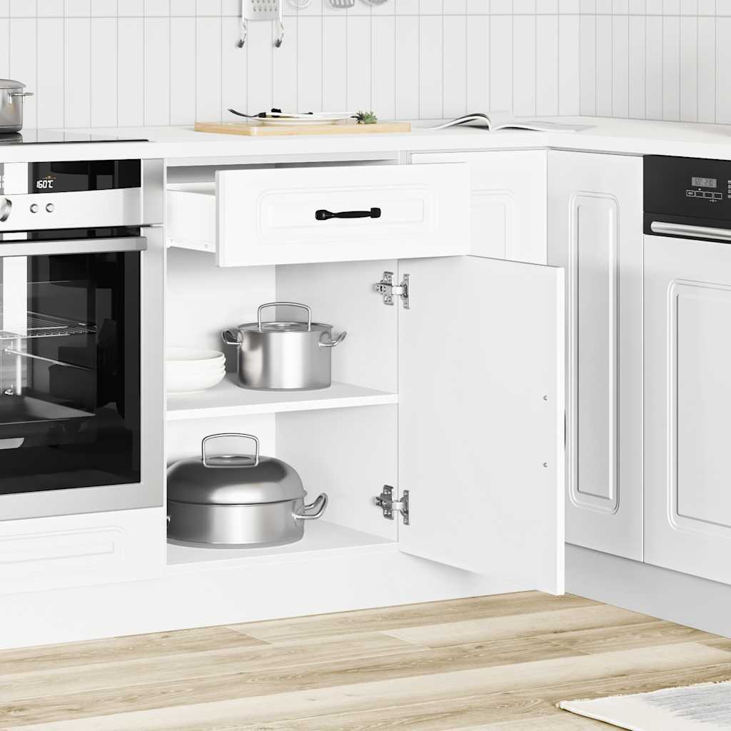 Onderkast Kalmar bewerkt hout wit is nu te koop bij PeponiXL, paradijselijk wonen!