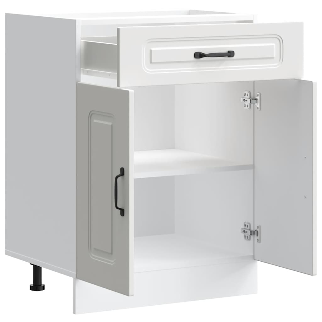 Onderkast Kalmar bewerkt hout wit is nu te koop bij PeponiXL, paradijselijk wonen!