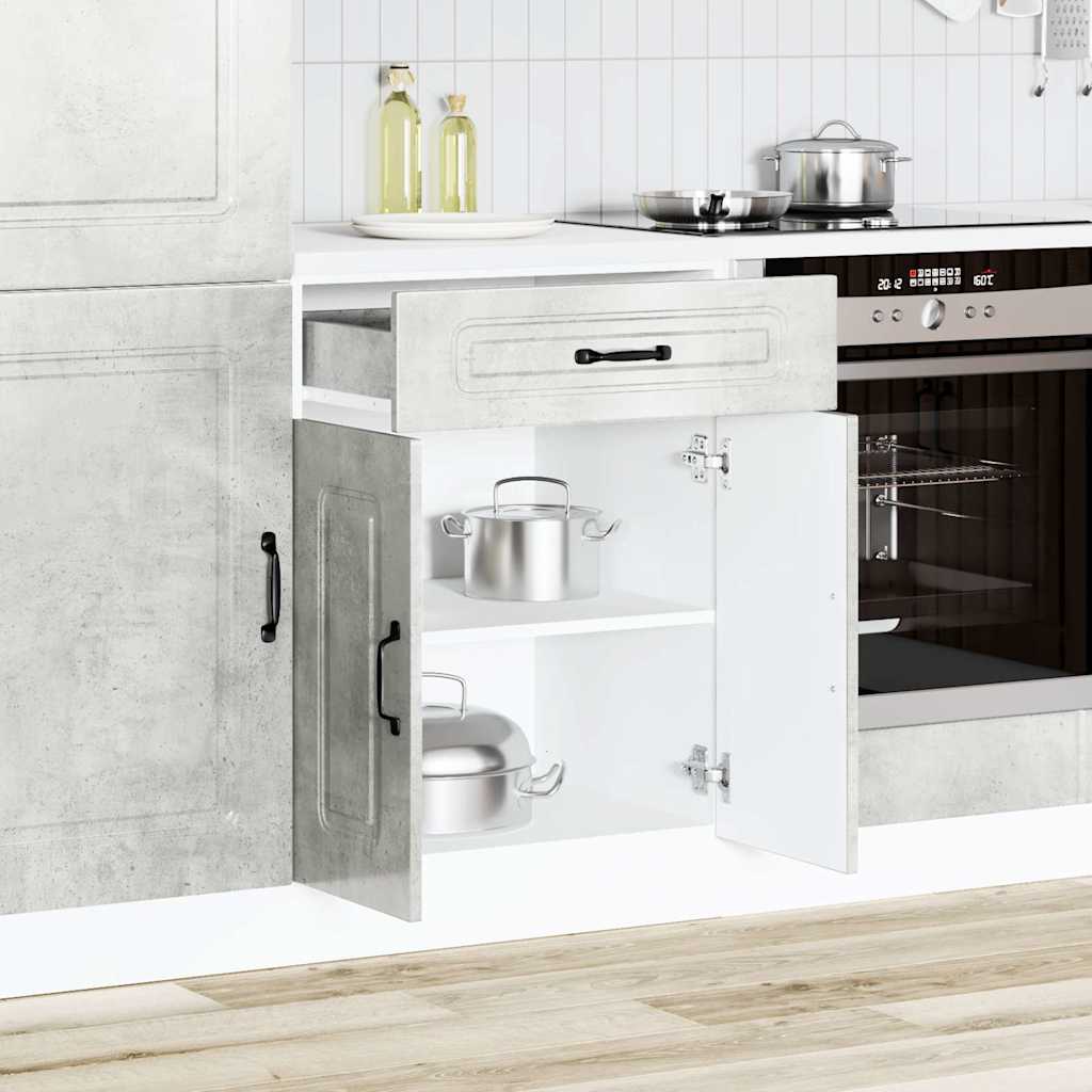 Onderkast Kalmar bewerkt hout betongrijs is nu te koop bij PeponiXL, paradijselijk wonen!