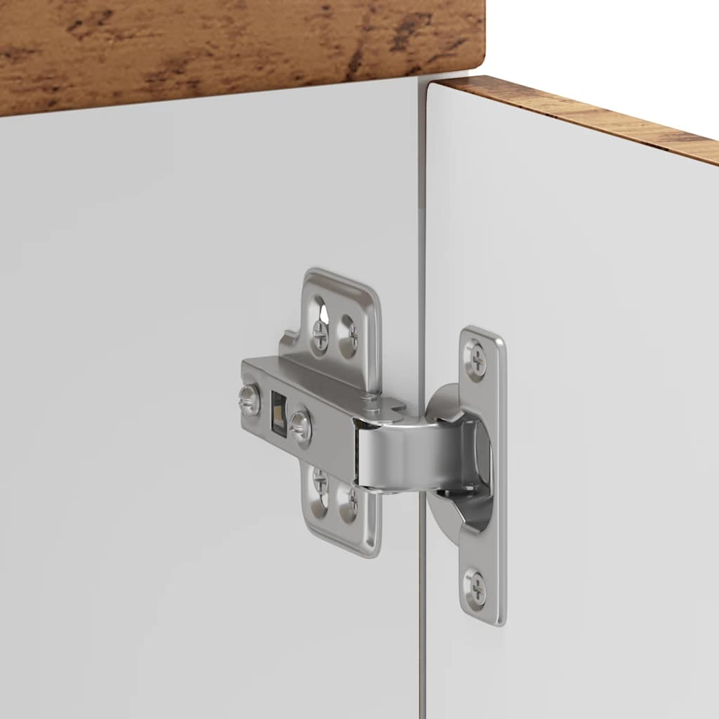 Onderkast Kalmar bewerkt hout oud houtkleurig is nu te koop bij PeponiXL, paradijselijk wonen!