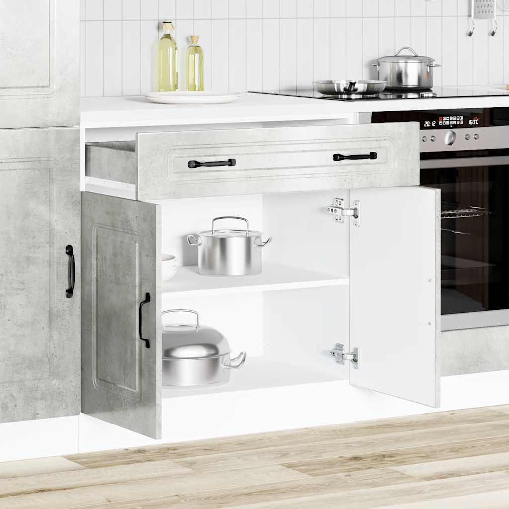 Onderkast Kalmar bewerkt hout betongrijs is nu te koop bij PeponiXL, paradijselijk wonen!