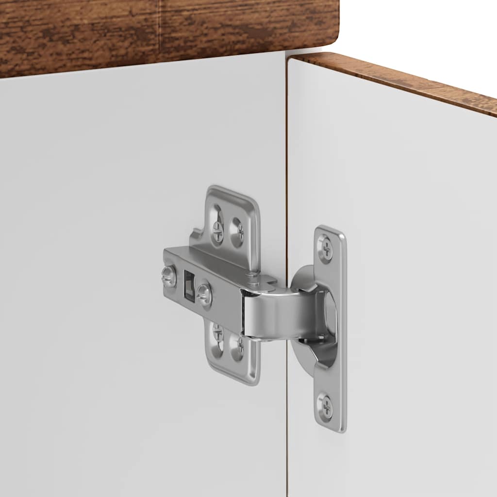 Onderkast Kalmar bewerkt hout oud houtkleurig is nu te koop bij PeponiXL, paradijselijk wonen!