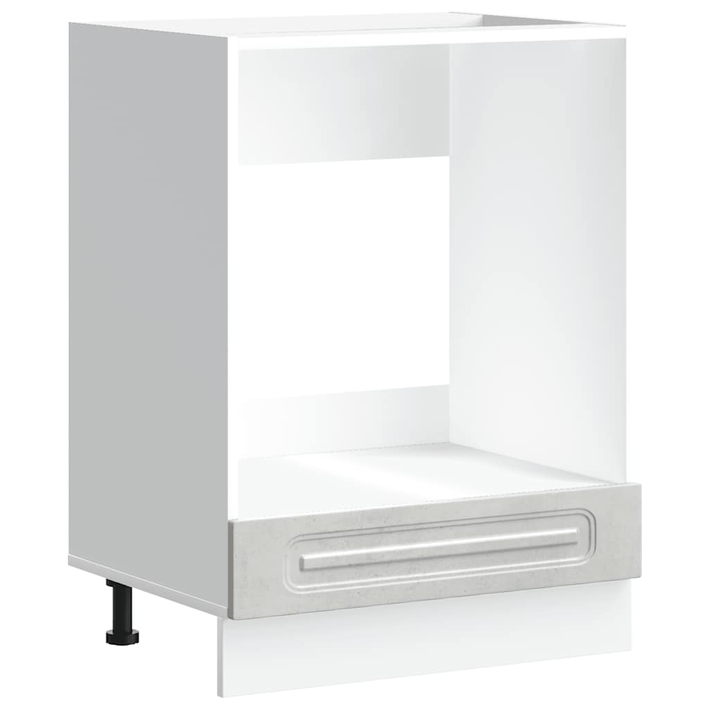 Ovenkast Kalmar bewerkt hout betongrijs is nu te koop bij PeponiXL, paradijselijk wonen!
