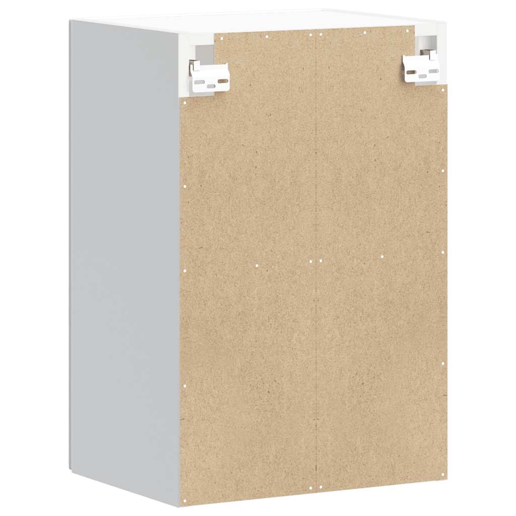Keukenbovenkast met glazen deur Kalmar bewerkt hout wit is nu te koop bij PeponiXL, paradijselijk wonen!