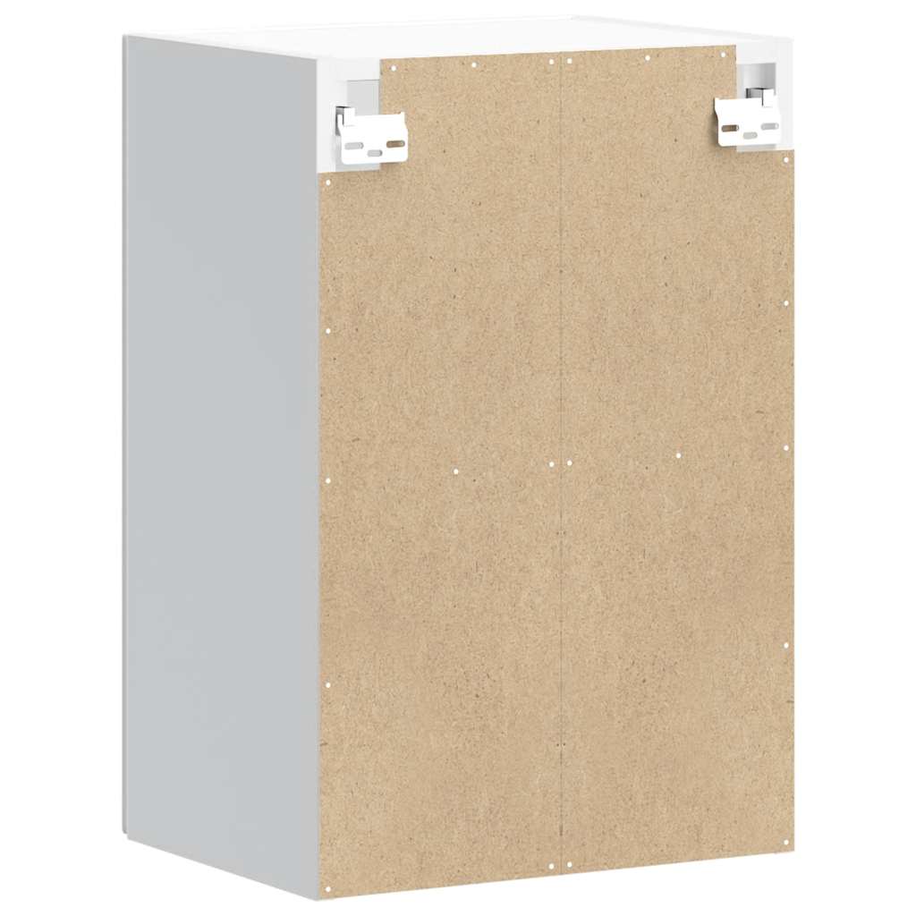 Keukenbovenkast met glazen deur Kalmar bewerkt hout hoogglanswit is nu te koop bij PeponiXL, paradijselijk wonen!